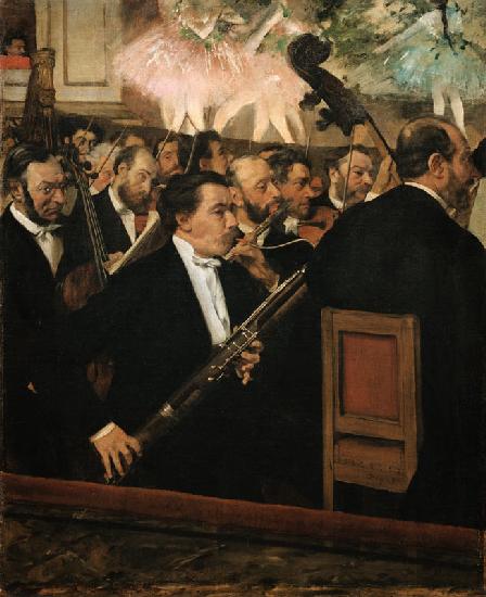 Het orkest van de opera - Edgar Degas