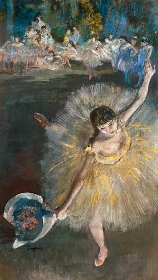 Einde van de arabesque - Edgar Degas