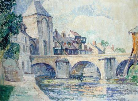 Moret-sur-Loing van Edgar Rowley Smart