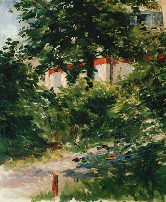 Allee im Garten von Rueil van Edouard Manet