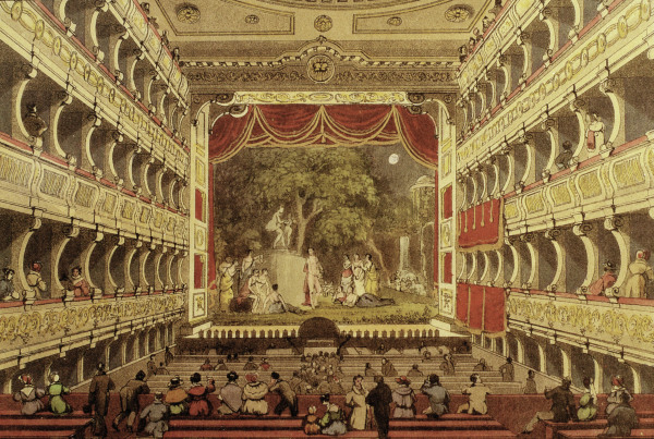 Vienna, Old Burgtheater, Interior van Eduard Gurk