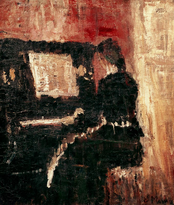 At the Piano van Edvard Munch