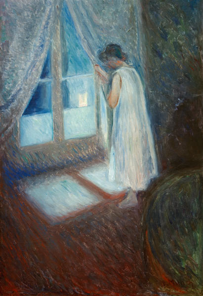 Het meisje bij het raam van Edvard Munch