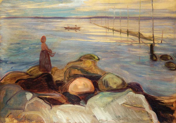 An der Küste van Edvard Munch