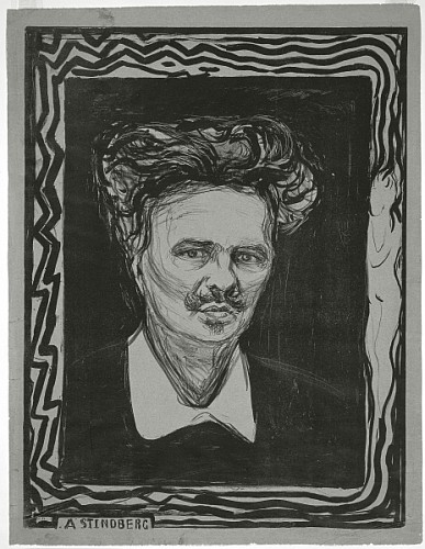 August Strindberg van Edvard Munch