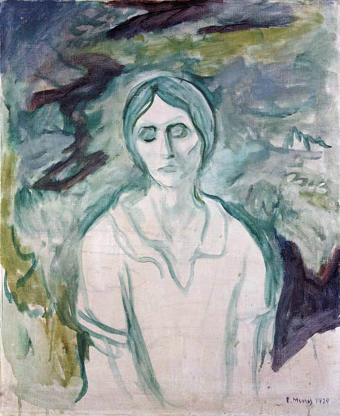 Gothic Girl van Edvard Munch