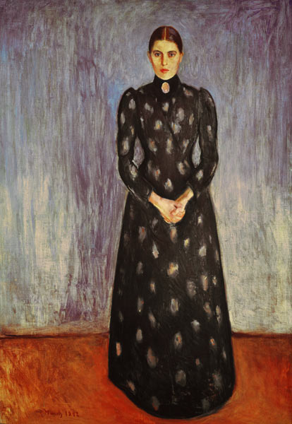 Portrait of Inger Munch  van Edvard Munch