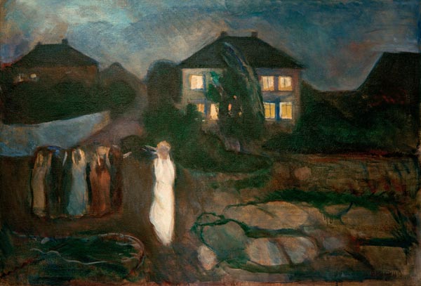 De storm van Edvard Munch