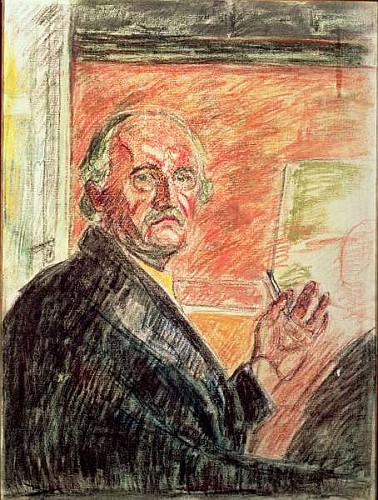 Self Portrait  van Edvard Munch