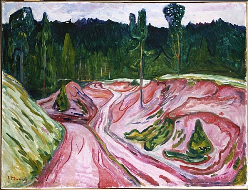 Thueringer Wald van Edvard Munch
