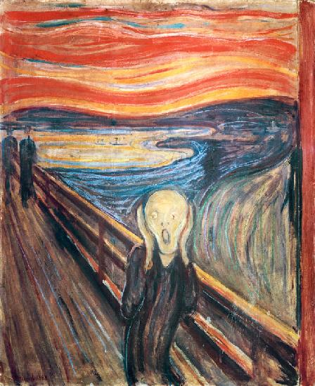 De schreeuw (1893) van Edvard Munch 1893