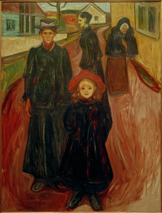 Four Different Ages van Edvard Munch