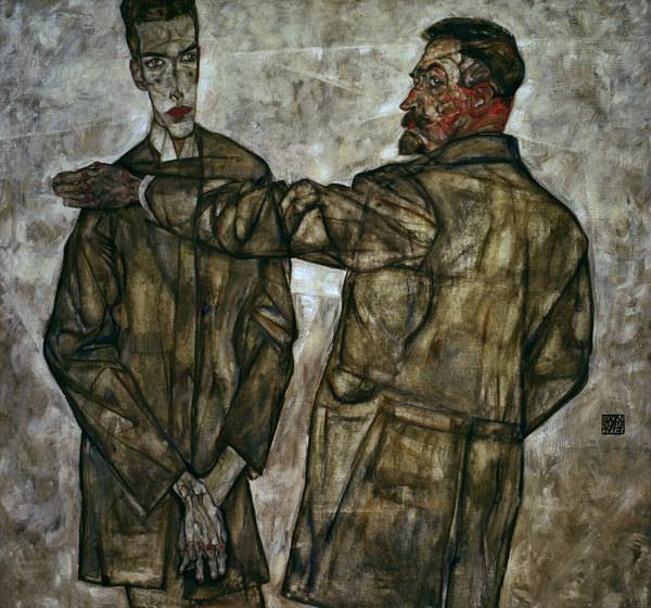 Doppelbildnis Benesch van Egon Schiele