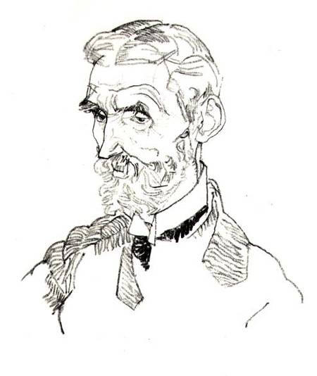 A Portrait of the Artist's Father-in-Law, Johann Harms van Egon Schiele