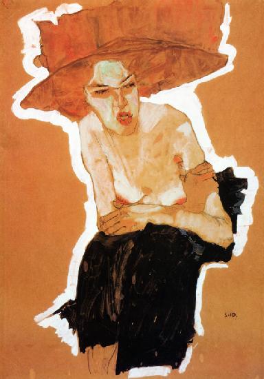 Die Hämische (Gertrude Schiele)