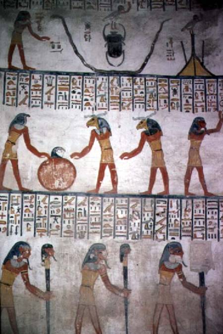 Mural from Chamber I in the Tomb of Ramesses VI van Egyptian