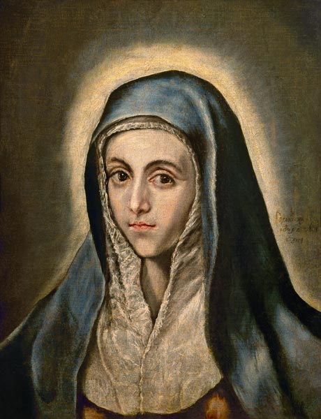 Die Jungfrau Maria. van (eigentl. Dominikos Theotokopulos) Greco, El