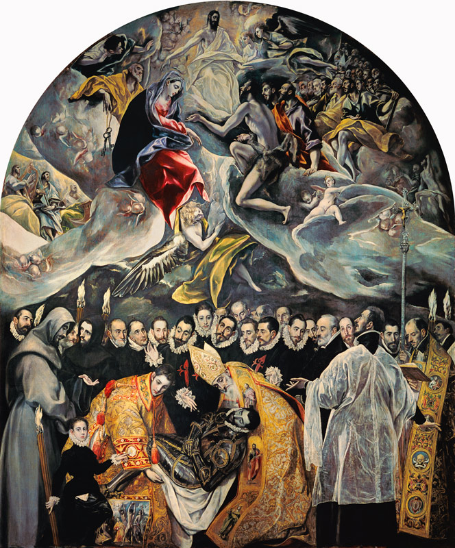 Begräbnis des Grafen von Orgaz van (eigentl. Dominikos Theotokopulos) Greco, El
