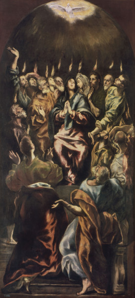 Effusion of the Holy Spirit van (eigentl. Dominikos Theotokopulos) Greco, El
