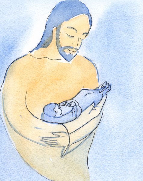 Christ showed me that in my present suffering I am as if lying in the Fathers arms, tenderly carried van Elizabeth  Wang