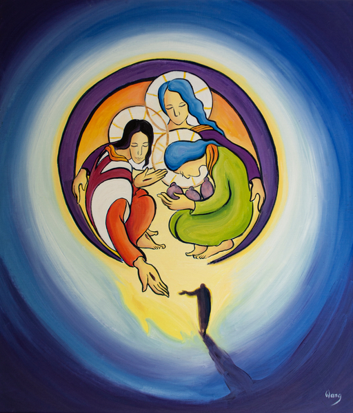 Through repentance and faith in Christ we allow Him to draw us into the heart of the Holy Trinity van Elizabeth  Wang