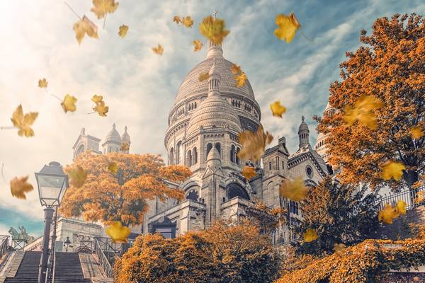Autumn In Montmartre van emmanuel charlat