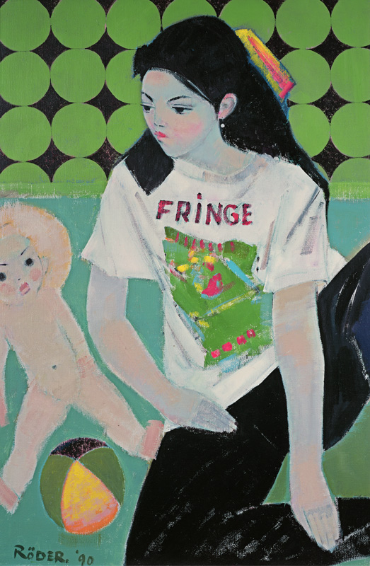 Fringe, 1990 (oil on board)  van Endre  Roder