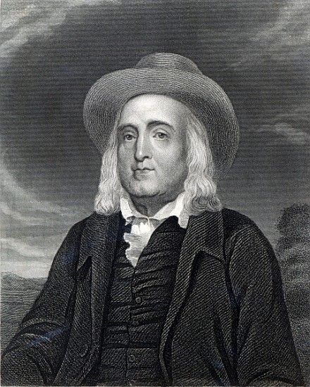 Jeremy Bentham (1748-1832) from ''Gallery of Portraits'', published in 1833 van English School