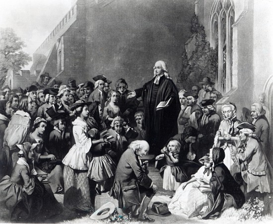John Wesley preaching van English School