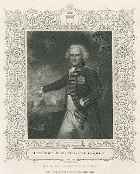 Alexander Hood, 1st Viscount Bridport, illustration from ''England''s Battles Sea and Land''Lieut. C