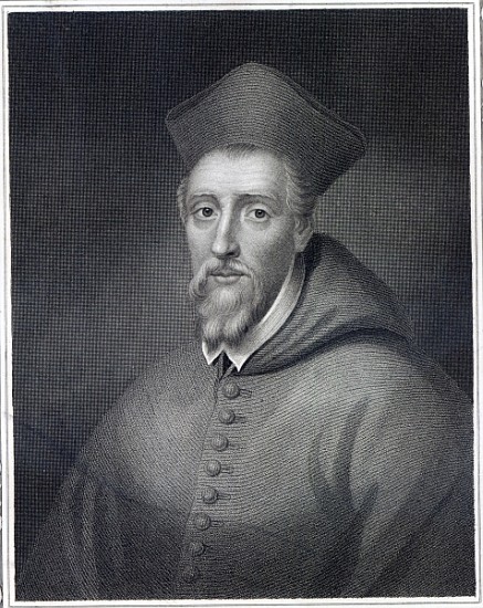 William Allen (1532-94); engraved by J.Cochran van English School