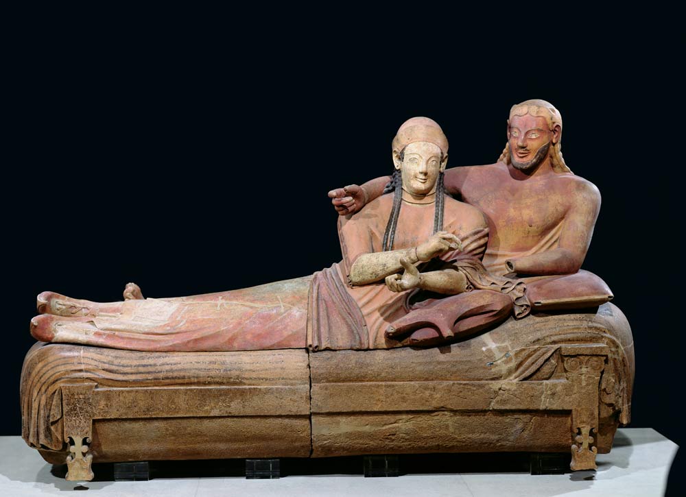 Sarcophagus of a married couple van Etruscan
