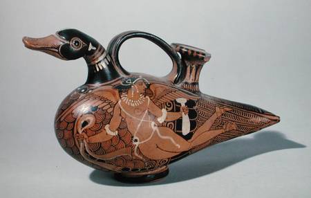 Askos in the form of a duck van Etruscan