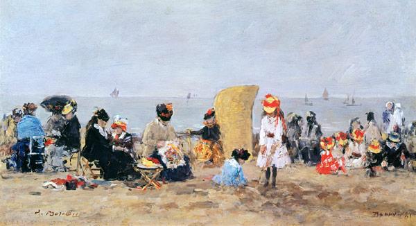 Beach Scene, Trouville