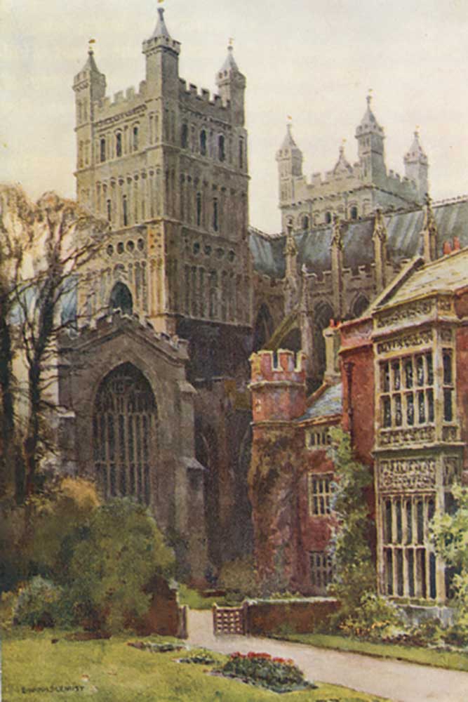 The Cathedral from the Palace Grounds van E.W. Haslehust