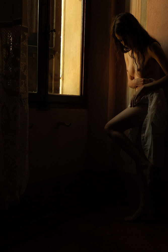 by the window van Federico Cella