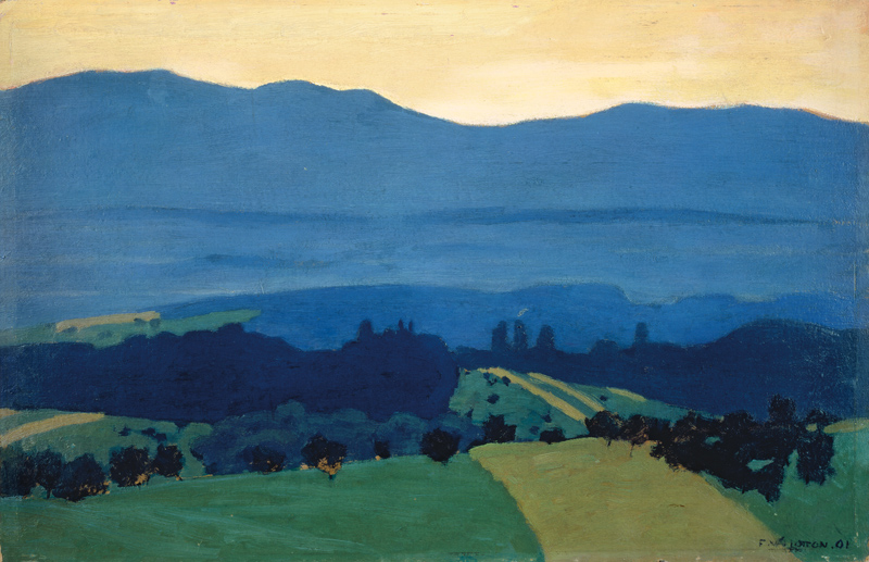 Landscape in the Jura Mountains near Romanel van Felix Vallotton