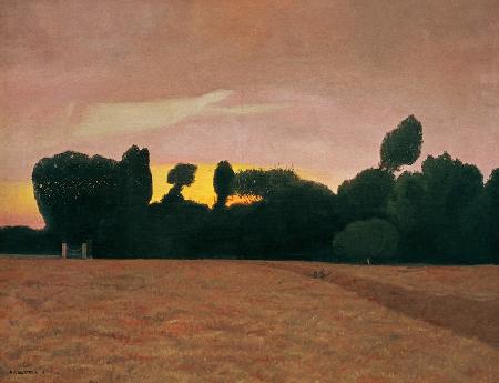 F.Vallotton / Landscape in Normandy