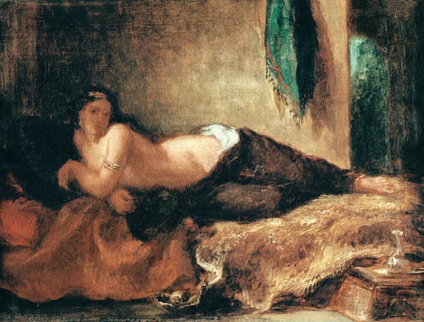 Odalisque van Ferdinand Victor Eugène Delacroix