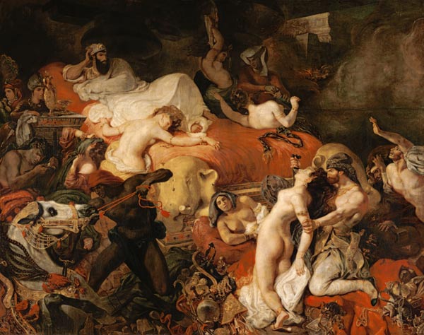 Der Tod des Sardanapal van Ferdinand Victor Eugène Delacroix