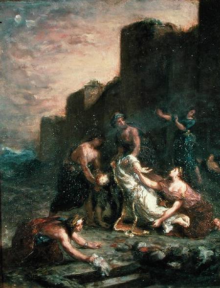 The Martyrdom of St. Stephen van Ferdinand Victor Eugène Delacroix