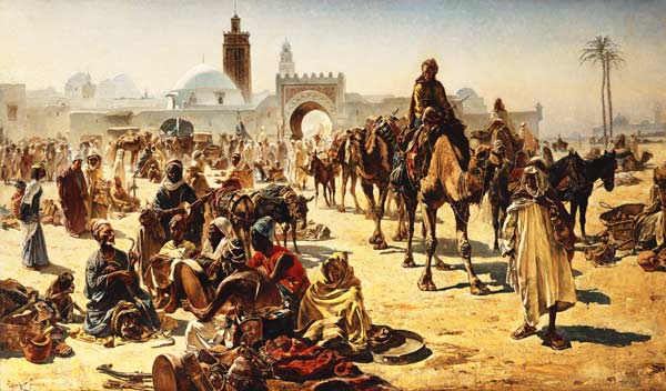 Arabischer Sklavenmarkt van Ferencz Frans Eisenhut
