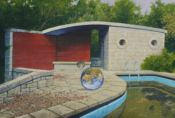 A world in a swimming pool van Fernando Aznar Cenamor