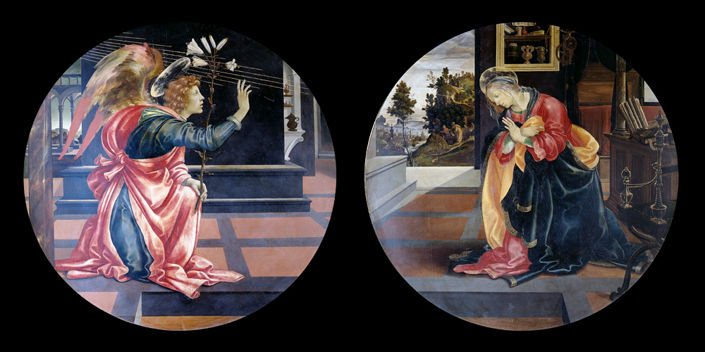 The Annunciation van Filippino Lippi