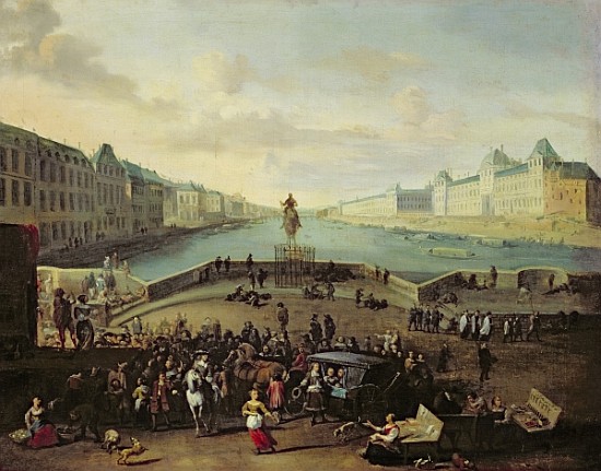 The Pont Neuf, Paris, 1665-69 van Flemish School