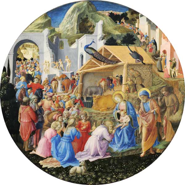 The Adoration of the Magi van Fra Beato Angelico