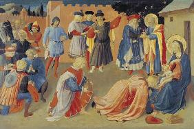 Adoration of the Magi, predella panel from the Linaiuoli Triptych