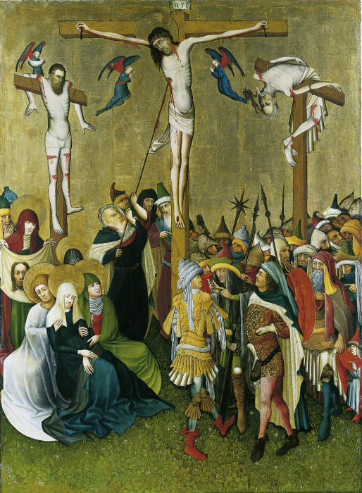 Mount Calvary van Fränkisch-Schwäbischer Meister um 1440/50