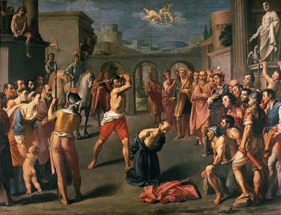 The Martyrdom of St.Paul van Franceschino Carracci
