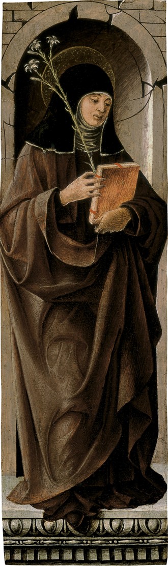 Saint Clare van Francesco del Cossa
